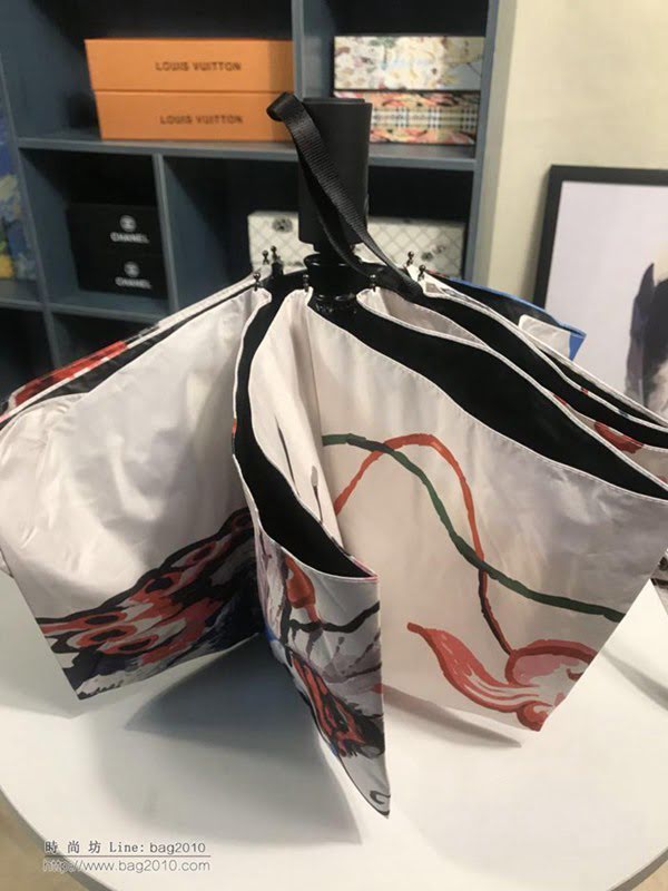 GUCCI古馳傘 怪獸新款 最新火爆單品 G家自動傘 晴雨傘 防曬隔熱 防紫外線  zm1098
